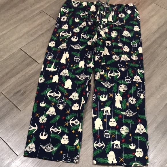Hanna Andersson Star Wars Stretch Knit & Flannel Pajamas Unisex size L - Picture 4 of 12